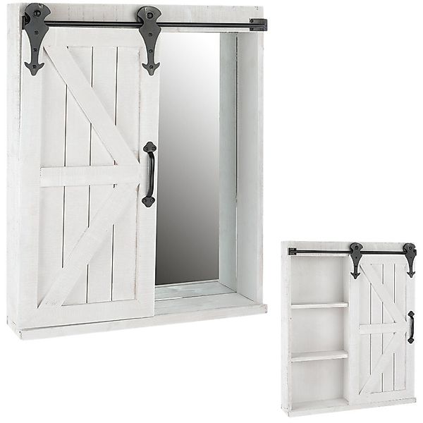 Feel2Home Spiegelschrank Wandschrank Schiebetür Spiegelschrank Regal günstig online kaufen