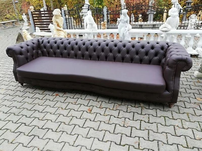 JVmoebel Big-Sofa DESIGN CHESTERFIELD CHARLY 3 M BRAUN COUCH POLSTER SOFAS günstig online kaufen