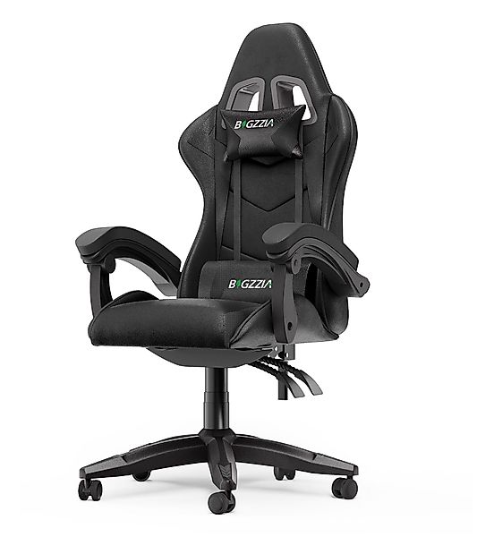 BIGZZIA Gaming-Stuhl Bürostuhl Ergonomisch mit Lendenkissen günstig online kaufen