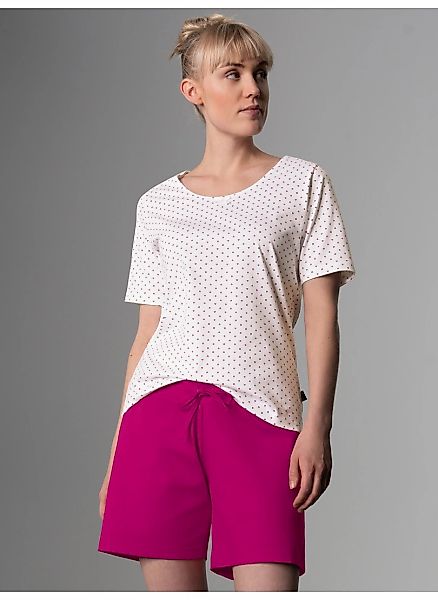 Trigema Schlafanzug "TRIGEMA Kurzer Schlafanzung mit Herzchen-Muster" 1 Stk günstig online kaufen