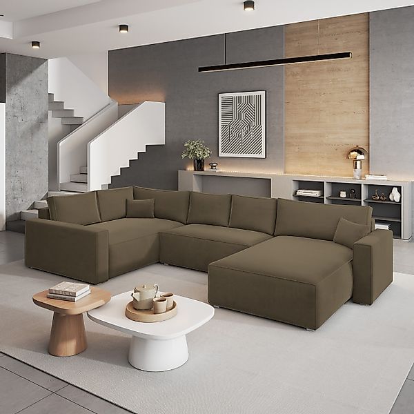 Masseno Ecksofa VELAMI mit Schlaffunktion U-Form, günstig online kaufen