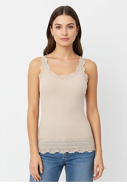 rosemunde Tanktop Benita Silk Top Camisole Vintage-Spitze am Ausschnitt, fe günstig online kaufen