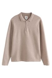 Next Langarm-Poloshirt Regular Fit Polopullover mit günstig online kaufen