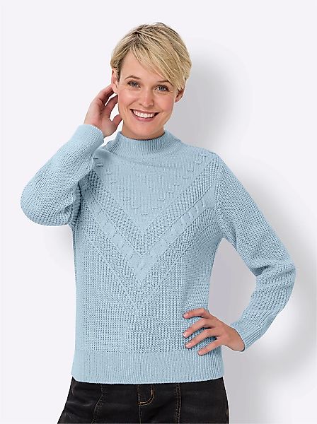 Classic Basics Stehkragenpullover "Langarm-Pullover" günstig online kaufen