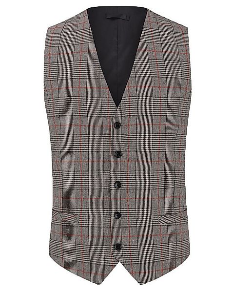 Allthemen Anzugweste mit Karomuster elegante Weste Karierte Hochzeitsweste günstig online kaufen