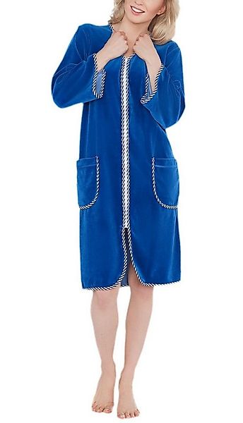 Aquarti Damenbademantel Aquarti Damen Velours Bademantel Morgenmantel Kurz günstig online kaufen