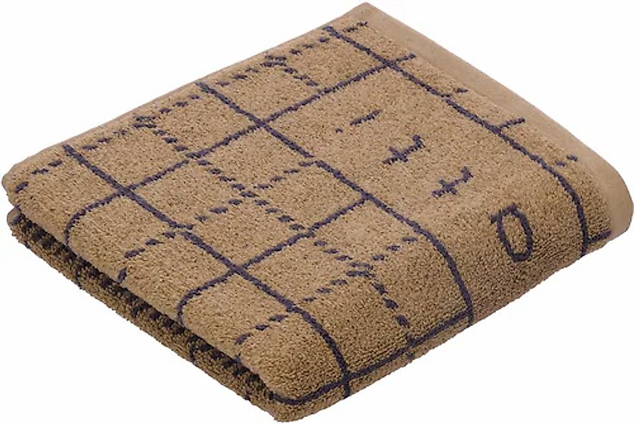 bugatti Handtuch »Perezzi«, (2 St.), Jacquard in smartem Karolook günstig online kaufen