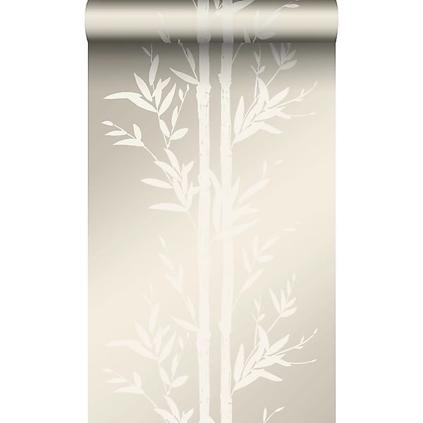 Origin Wallcoverings Tapete Bambusmuster Crême-Weiß 53 cm x 10,05 m 345750 günstig online kaufen