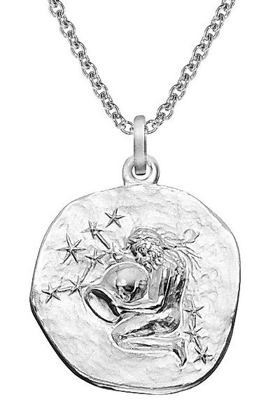 trendor Kette mit Anhänger Sternzeichen Wassermann Ø 20 mm und 925 Silber günstig online kaufen