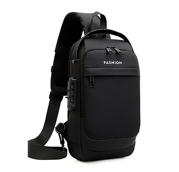 Blusmart Umhängetasche Brusttasche Sling Bag mit USB-Ladeanschluss (Passwor günstig online kaufen