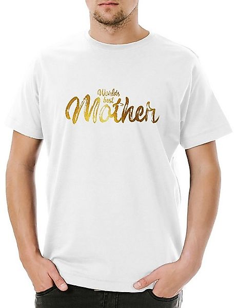 Urban Backwoods Print-Shirt World’s Best Mother Herren T-Shirt Beste Mama M günstig online kaufen