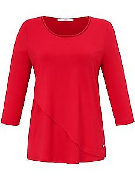 Rundhals-Shirt 3/4-Arm Anna Aura rot günstig online kaufen