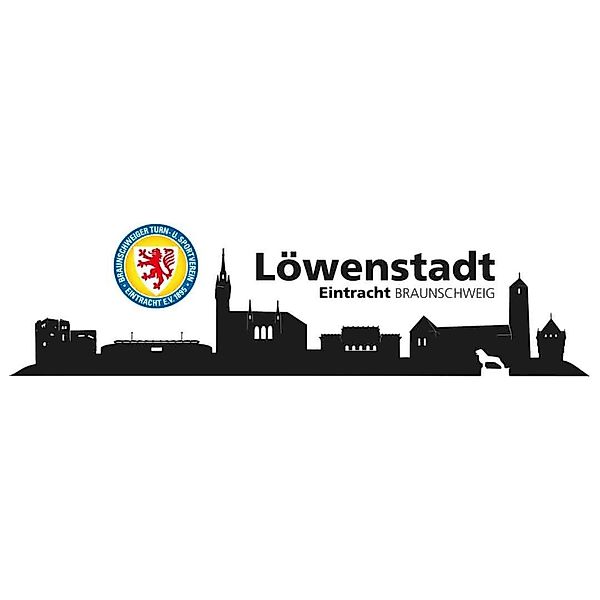 Eintracht Braunschweig Wandtattoo Fußball Wandtattoo Löwenstadt günstig online kaufen