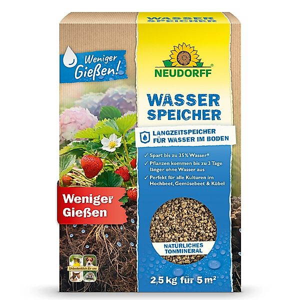 Neudorff Tongranulat Wasserspeicher 2,5 kg Langzeitspeicher für Ernte und B günstig online kaufen
