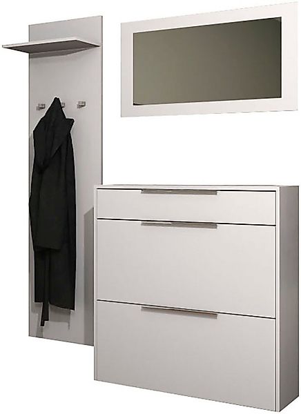 borchardt Möbel Garderoben-Set Oliva, Hängeschuhschrank, Spiegel, Garderobe günstig online kaufen