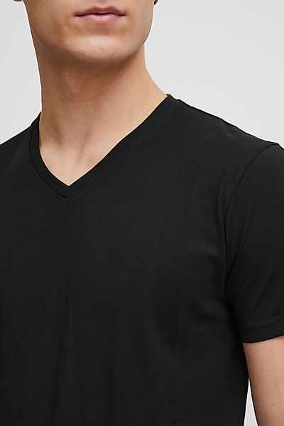 !Solid V-Shirt SDBedo Kurzarmshirt mit Melange günstig online kaufen