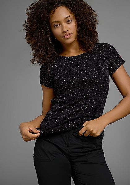 KangaROOS T-Shirt Kurzarm, elastische Rippware, mit günstig online kaufen