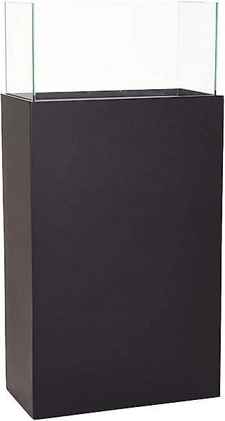 VIVANNO Bodenwindlicht Alu-Verbund CANDELA XL Rechteckig - Schwarz Matt (1 günstig online kaufen