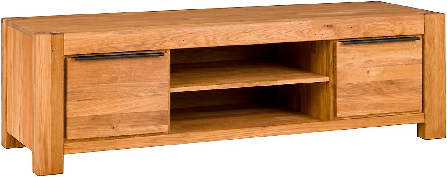 Home affaire Lowboard 2 offene Fächer, holztür inkl. Dämpfer günstig online kaufen
