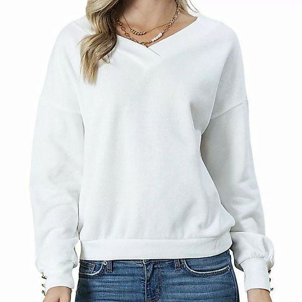 AFAZ New Trading UG Sweatshirt Damen Freizeitoberteil Langarmshirt Pullover günstig online kaufen