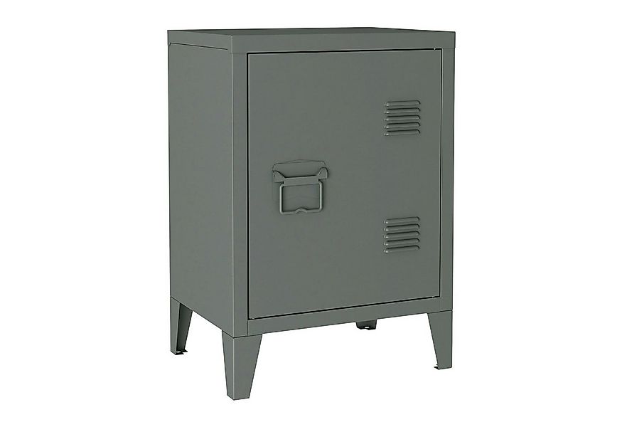 en.casa Nachtschrank (1-St) »Inari« mit Türgriff links Stahl 57 x 40 x 30 c günstig online kaufen