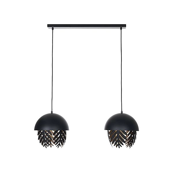 Lucande Pendelleuchte Aparas 9639648 Design Modern in Schwarz aus Metall 2- günstig online kaufen