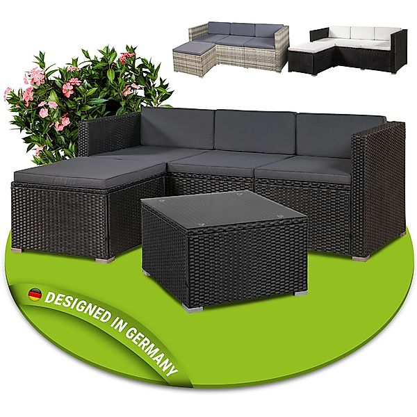 Juskys Gartenlounge-Set Punta Cana, (Set, Sitzgruppe), günstig online kaufen