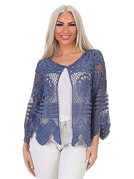 Aurela Damenmode Strickjacke Damen Häkeljacke Sommer Bolero Strickjacke som günstig online kaufen