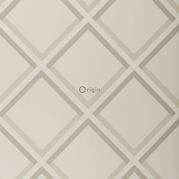 Origin Wallcoverings Tapete Geometrisches Motiv Beige 52 cm x 10,05 m 30712 günstig online kaufen