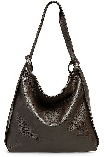 Caspar Schultertasche 2 in 1 XL Leder Damen Rucksack Tasche - PREMIUM LINE günstig online kaufen