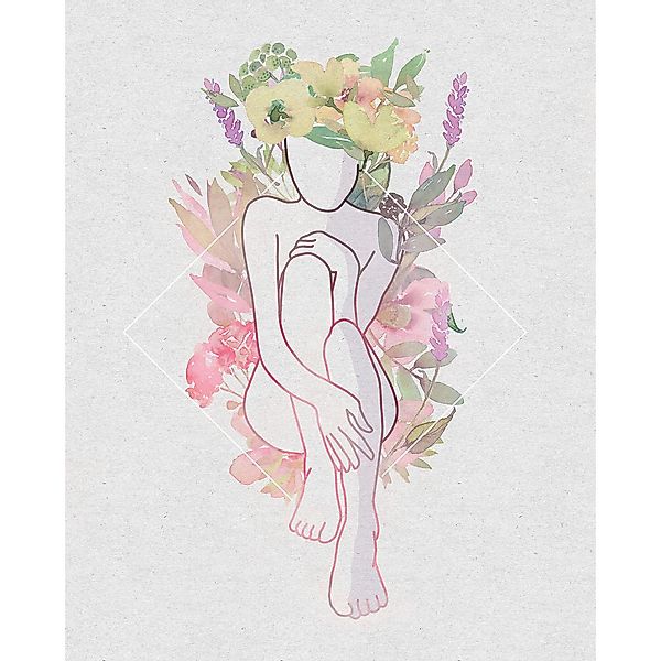 Komar Poster Bella Vita Blüten B/L: ca. 40x50 cm günstig online kaufen