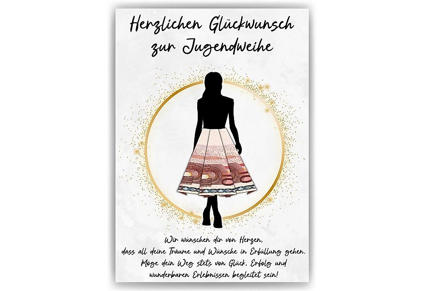 Tigerlino Poster Geldgeschenk Jugendweihe Geschenkidee Mädchen günstig online kaufen