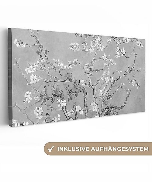 OneMillionCanvasses® Leinwandbild Panorama Mandelblüte - Kunst - Van Gogh - günstig online kaufen