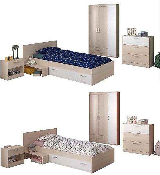 Parisot Jugendzimmer-Set "Parisot Kinderimmer Charly 12" 4 Stk. tlg. günstig online kaufen