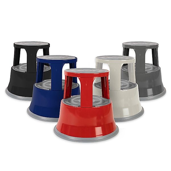 Office Marshal Tritthocker Elefantenfuß, 4 Farben, Sitzhocker, Rollhocker, günstig online kaufen