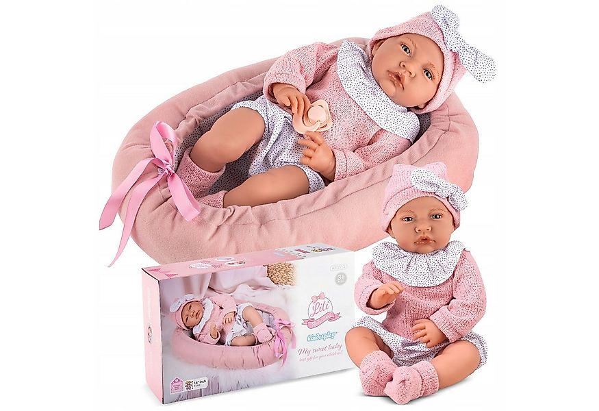 Kinderplay Dolls & Strollers Babypuppe Interaktive Babypuppe Lili 41 cm – m günstig online kaufen