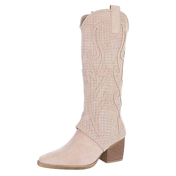 Ital-Design Damen Cowboyboots Western Sommerboots (88843709) günstig online kaufen