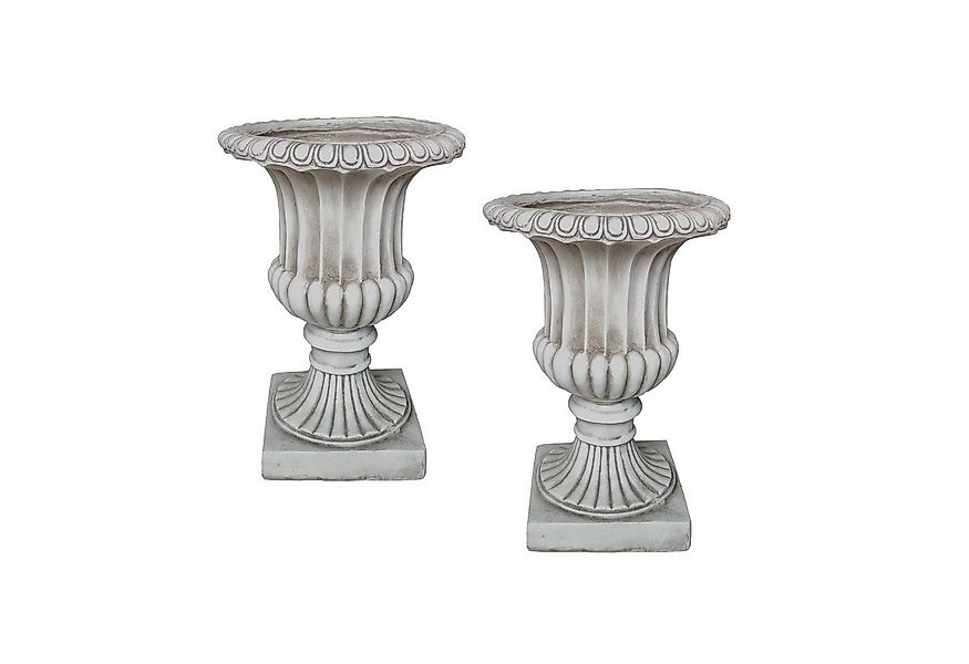 HTI-Living Pflanzkübel Pflanzkübel Athene Antik Hellgrau 2er-Set (Set, 2 St günstig online kaufen