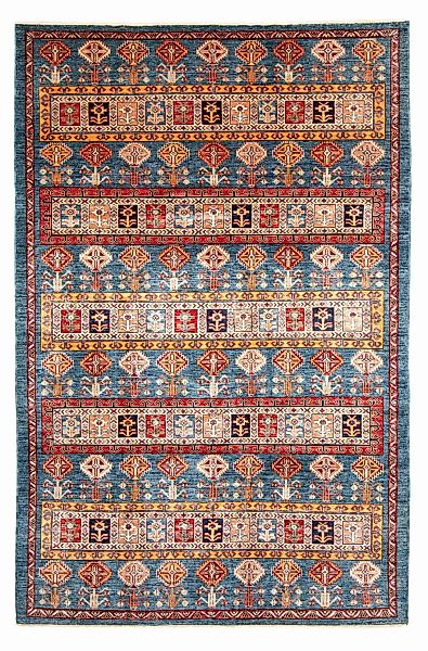 morgenland Orientteppich »Ziegler - Kazak - 275 x 186 cm - türkis«, rechtec günstig online kaufen
