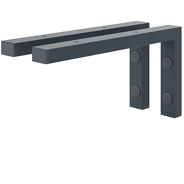 HOLZBRINK Wandregalhalter Wandkonsole L-Form, 2-tlg. SET, günstig online kaufen