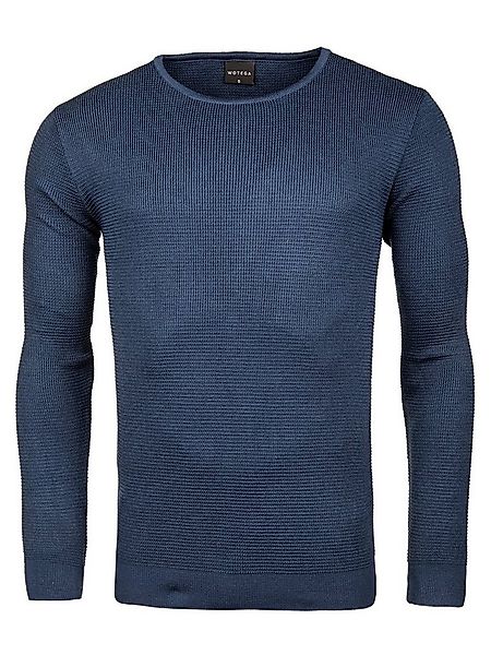 WOTEGA Strickpullover Structured Crew Neck Noah günstig online kaufen