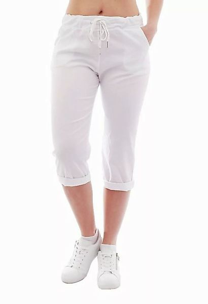 YESET Caprihose YESET Damen Chino Sommer Capri 3/4 Hose Damenhose Weiss M S günstig online kaufen