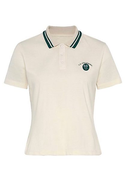 LASCANA ACTIVE T-Shirt mit Knopfleiste günstig online kaufen