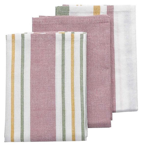 kela Geschirrtuch Geschirrtuch-Set 3tlg., Rosa, B 45 cm, L 65 cm günstig online kaufen