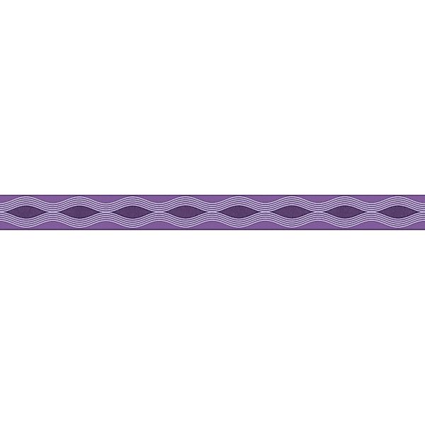 Bricoflor Moderne Tapetenbordüre in Lila Selbstklebende Bordüre Ideal für W günstig online kaufen