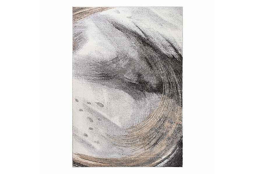 TaraCarpet Teppich Moderner Designerteppich TC-Fashion 6116 Circle in grau, günstig online kaufen