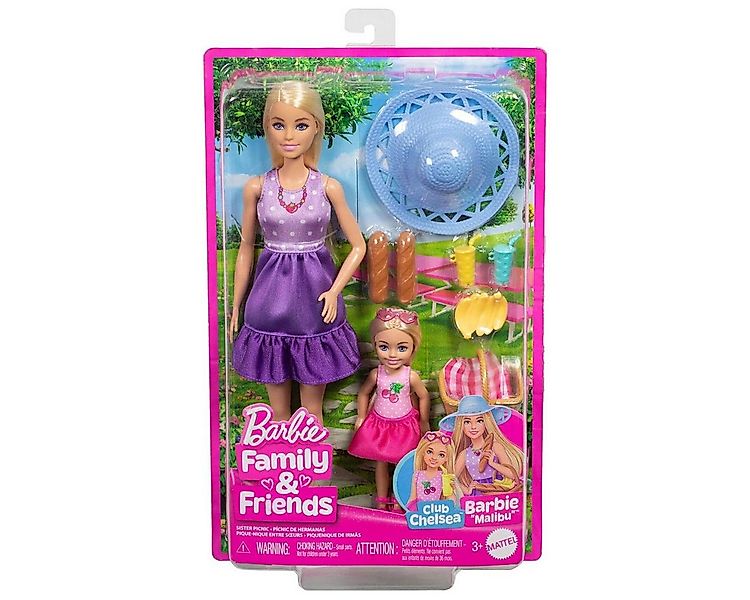 Mattel® Anziehpuppe Mattel JBF43 - Barbie - Family & Friends - Malibu & Che günstig online kaufen
