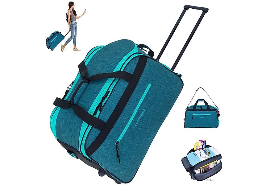 ELEPHANT Trolley Duffle Bag Travel Reisetrolley 55 cm Reisetasche, Weekende günstig online kaufen