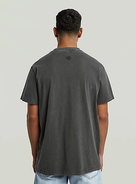 G-STAR T-Shirt "Multi Logo Overdyed Loose T-Shirt" günstig online kaufen