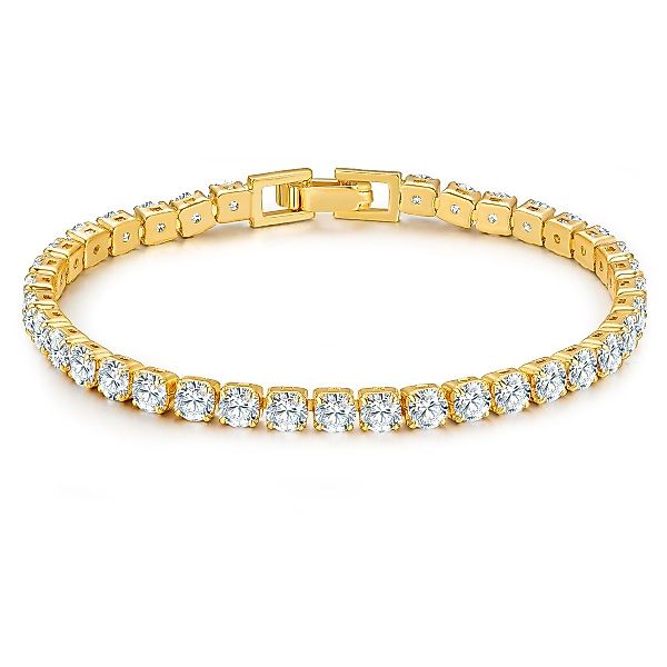 Glanzstücke München Silberarmband gelbgold, aus Sterling günstig online kaufen